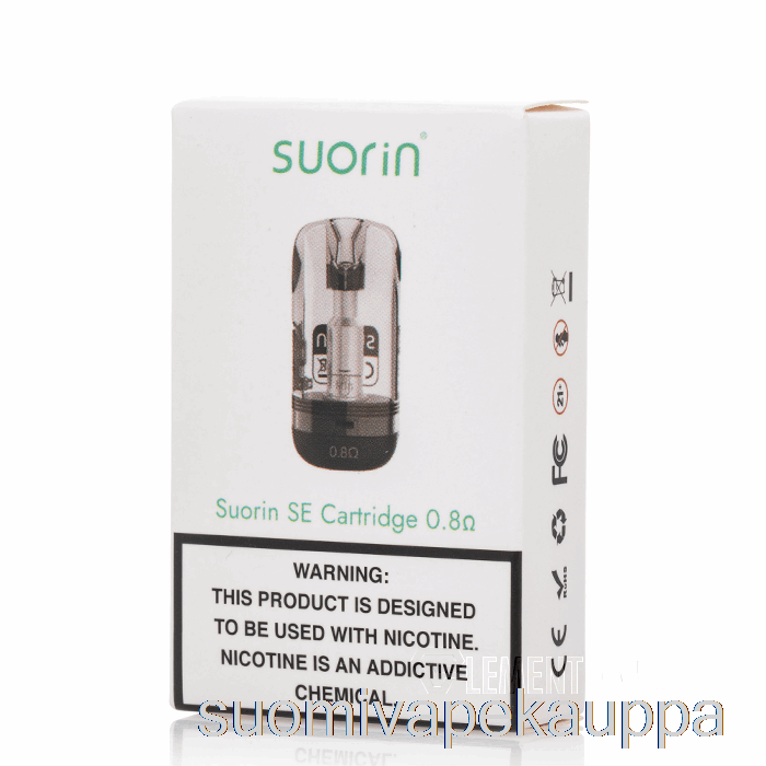 Vape Suomi Suorin Se Vaihtokotelot 0.8ohm Pods